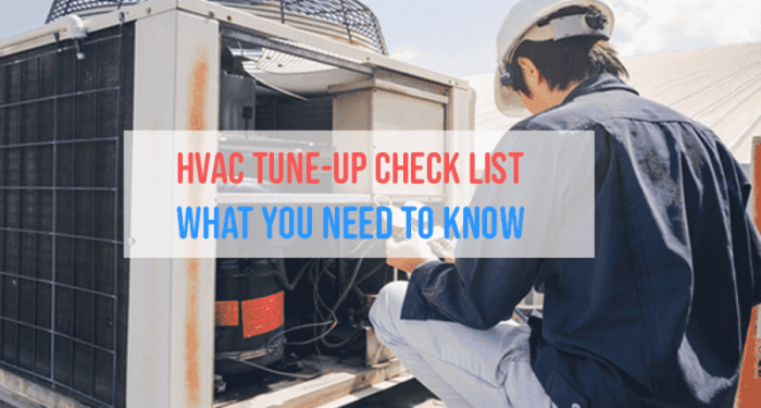 HV-1034 HVAC Multi-Unit Tune-Up Checklist - Value Printing